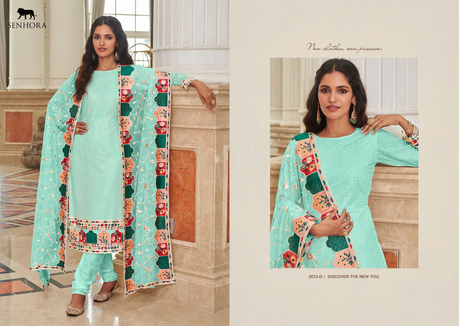 Syeda By Senhora 2072-A To D Wholesale Georgette Suits